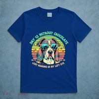 Funny Dog Hot Chocolate Milk Lovers Funny Gift T-Shirt thumb 5