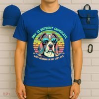 Funny Dog Hot Chocolate Milk Lovers Funny Gift T-Shirt thumb 6