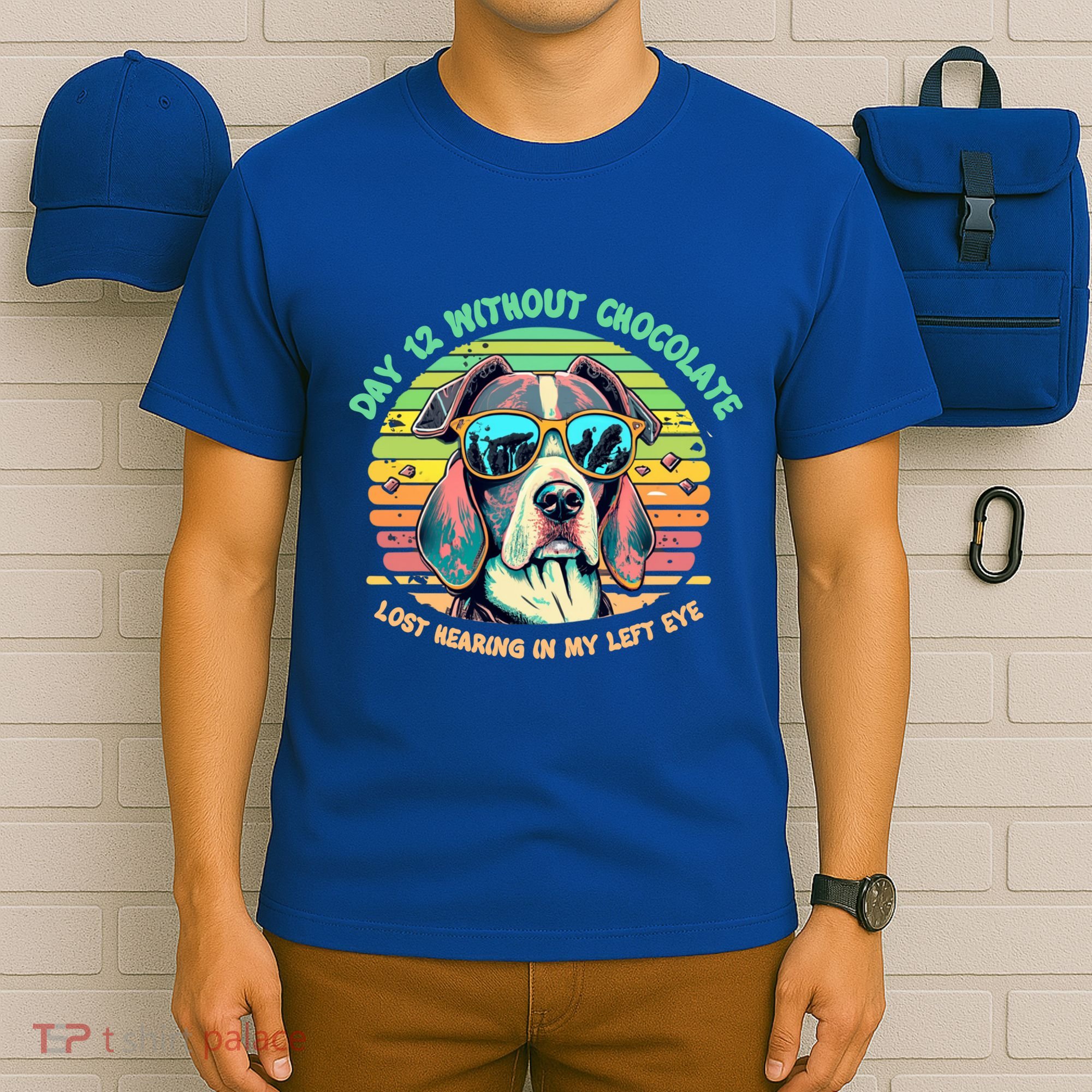 Funny Dog Hot Chocolate Milk Lovers Funny Gift T-Shirt