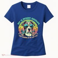 Funny Dog Hot Chocolate Milk Lovers Funny Gift Women's T-Shirt thumb 0