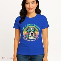 Funny Dog Hot Chocolate Milk Lovers Funny Gift Women's T-Shirt thumb 4