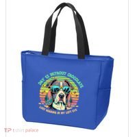 Funny Dog Hot Chocolate Milk Lovers Funny Gift Tote Bag thumb 3