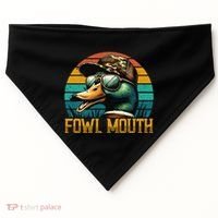 Funny Duck Hunter Funny Gift Fowl Mouth Duck Hunting Goose Hunt Meaningful Gift USA-Made Doggie Bandana thumb 0