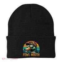 Funny Duck Hunter Funny Gift Fowl Mouth Duck Hunting Goose Hunt Meaningful Gift Beanie thumb 0