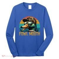 Funny Duck Hunter Funny Gift Fowl Mouth Duck Hunting Goose Hunt Meaningful Gift Long Sleeve Shirt thumb 0