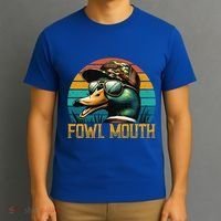 Funny Duck Hunter Funny Gift Fowl Mouth Duck Hunting Goose Hunt Meaningful Gift T-Shirt thumb 3