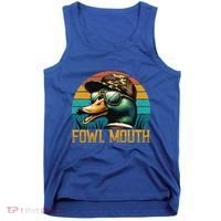 Funny Duck Hunter Funny Gift Fowl Mouth Duck Hunting Goose Hunt Meaningful Gift Tank Top thumb 0