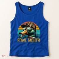 Funny Duck Hunter Funny Gift Fowl Mouth Duck Hunting Goose Hunt Meaningful Gift Tank Top thumb 2