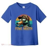 Funny Duck Hunter Funny Gift Fowl Mouth Duck Hunting Goose Hunt Meaningful Gift Toddler T-Shirt thumb 0