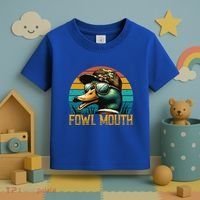 Funny Duck Hunter Funny Gift Fowl Mouth Duck Hunting Goose Hunt Meaningful Gift Toddler T-Shirt thumb 3