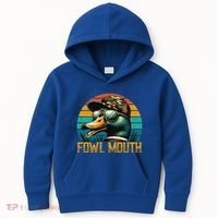 Funny Duck Hunter Funny Gift Fowl Mouth Duck Hunting Goose Hunt Meaningful Gift Kids Hoodie thumb 0