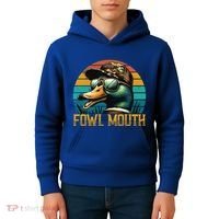 Funny Duck Hunter Funny Gift Fowl Mouth Duck Hunting Goose Hunt Meaningful Gift Kids Hoodie thumb 4