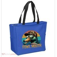 Funny Duck Hunter Funny Gift Fowl Mouth Duck Hunting Goose Hunt Meaningful Gift Tote Bag thumb 2
