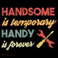 Funny Dad Handsome Is Temporary Handy Is Forever Bucket Hat thumb 4