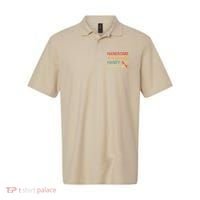 Funny Dad Handsome Is Temporary Handy Is Forever Polo thumb 0