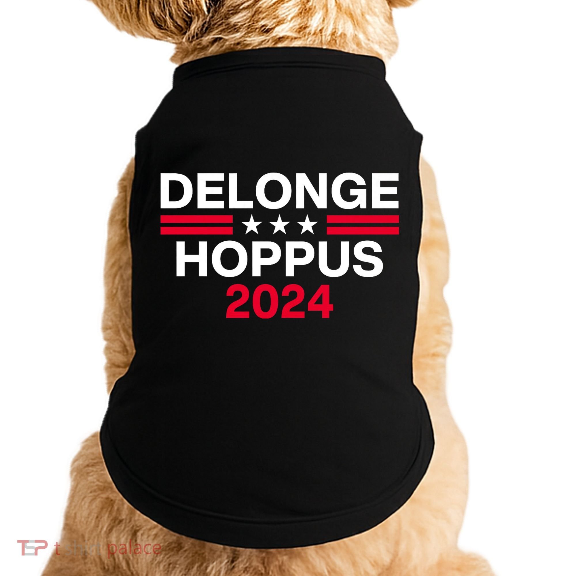 Funny Delonge Hoppus 2024 For President Doggie Tank