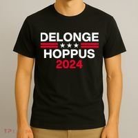 Funny Delonge Hoppus 2024 For President T-Shirt thumb 3