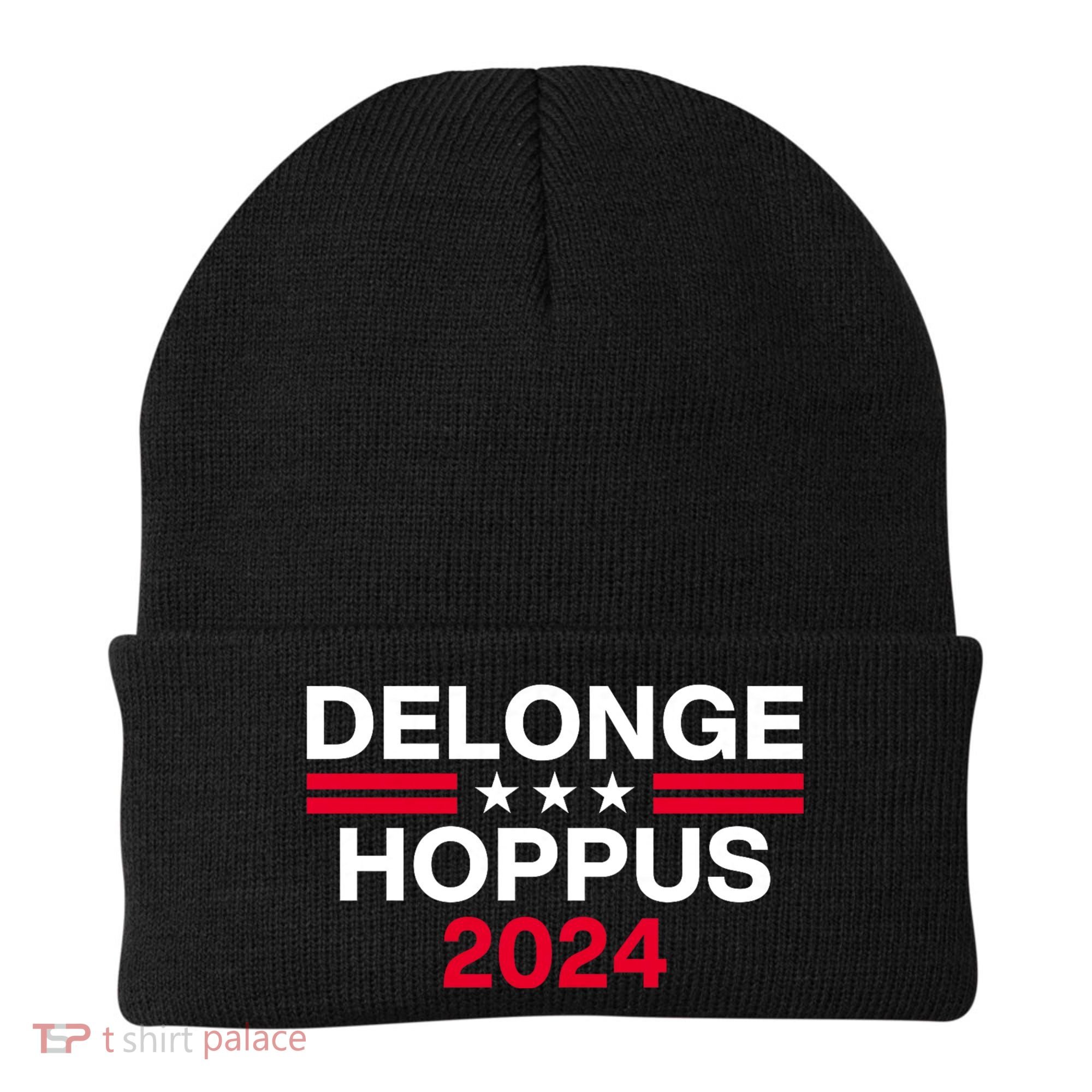Funny Delonge Hoppus 2024 For President Beanie