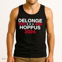 Funny Delonge Hoppus 2024 For President Tank Top thumb 3