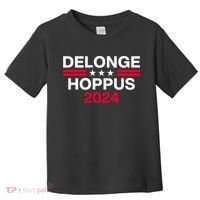 Funny Delonge Hoppus 2024 For President Toddler T-Shirt thumb 0