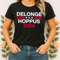 Funny Delonge Hoppus 2024 For President Women's T-Shirt thumb 2