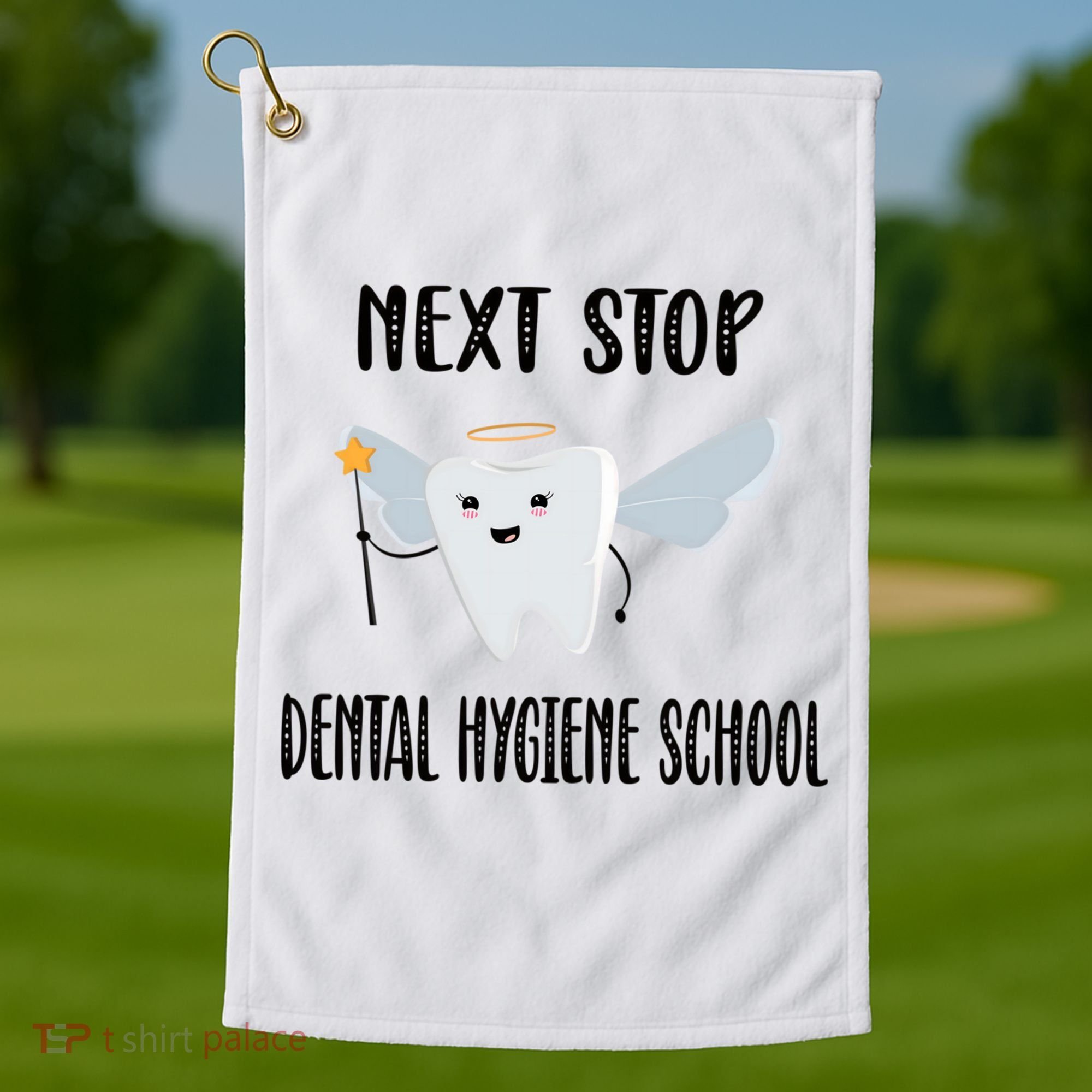 Future Dental Hygienist Dental Hygiene School Gift Golf Towel