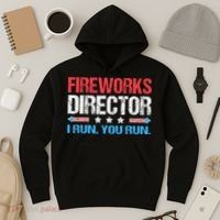 Fireworks Director I Run You Run Funny 4th Of July Hoodie thumb 3
