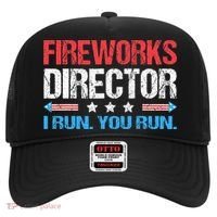 Fireworks Director I Run You Run Funny 4th Of July Hat thumb 0