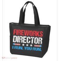 Fireworks Director I Run You Run Funny 4th Of July Tote Bag thumb 3