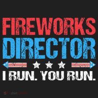 Fireworks Director I Run You Run Funny 4th Of July Beanie thumb 2