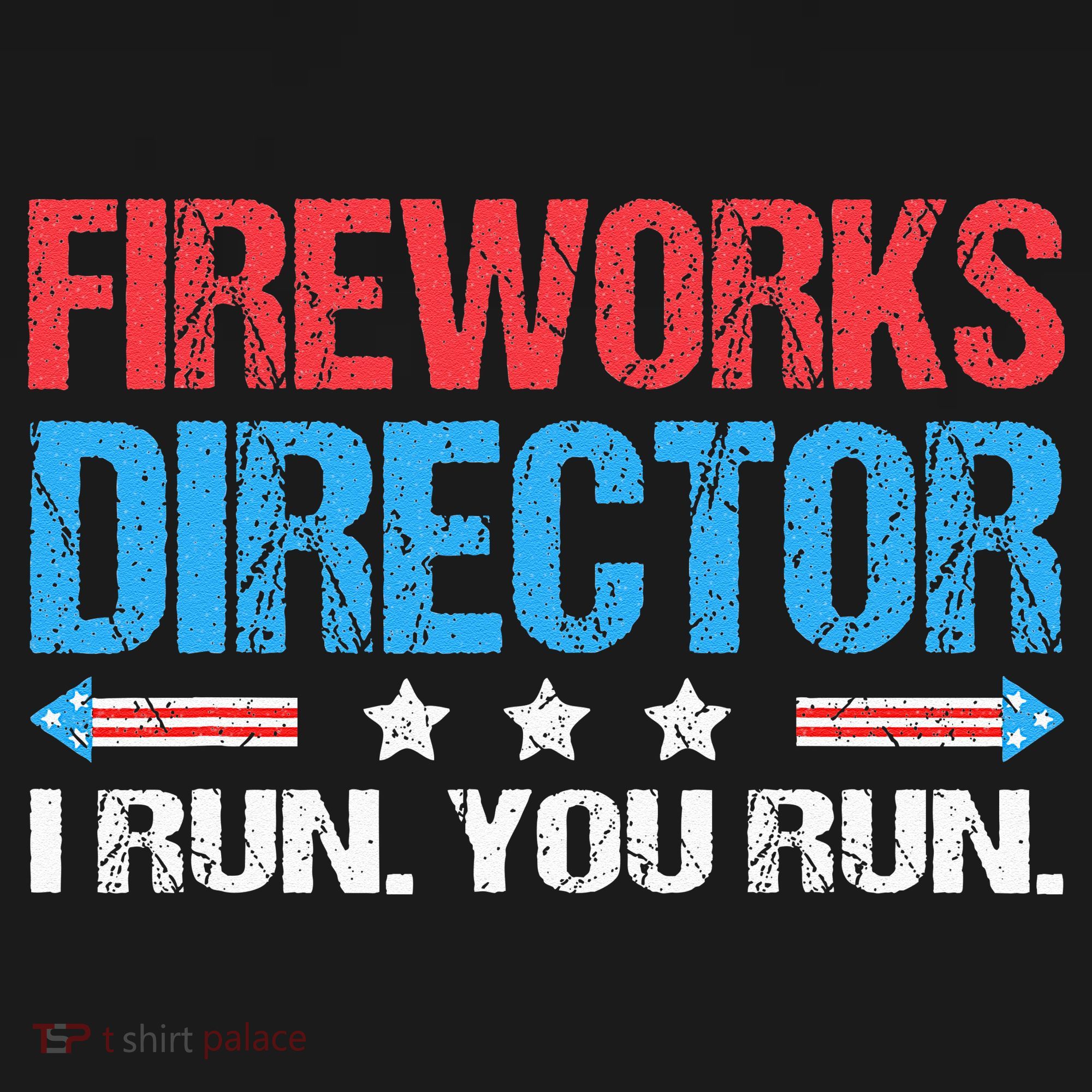 Fireworks Director I Run You Run Funny 4th Of July Mousepad