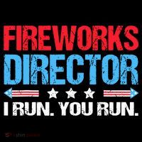 Fireworks Director I Run You Run Doggie Tank thumb 4