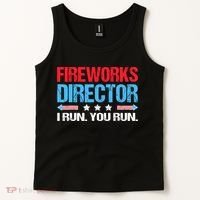 Fireworks Director I Run You Run Tank Top thumb 2