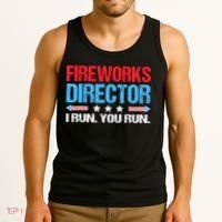 Fireworks Director I Run You Run Tank Top thumb 3