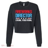 Fireworks Director I Run You Run Cropped Pullover Crew thumb 0