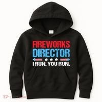 Fireworks Director I Run You Run Kids Hoodie thumb 0