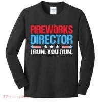 Fireworks Director I Run You Run Kids Long Sleeve Shirt thumb 0