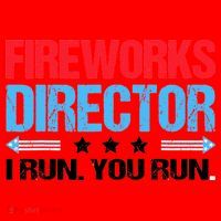 Fireworks Director I Run You Run Santa Hat thumb 1