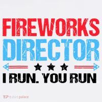 Fireworks Director I Run You Run Comfort Colors Garment-Dyed Hooded Sweatshirt thumb 2