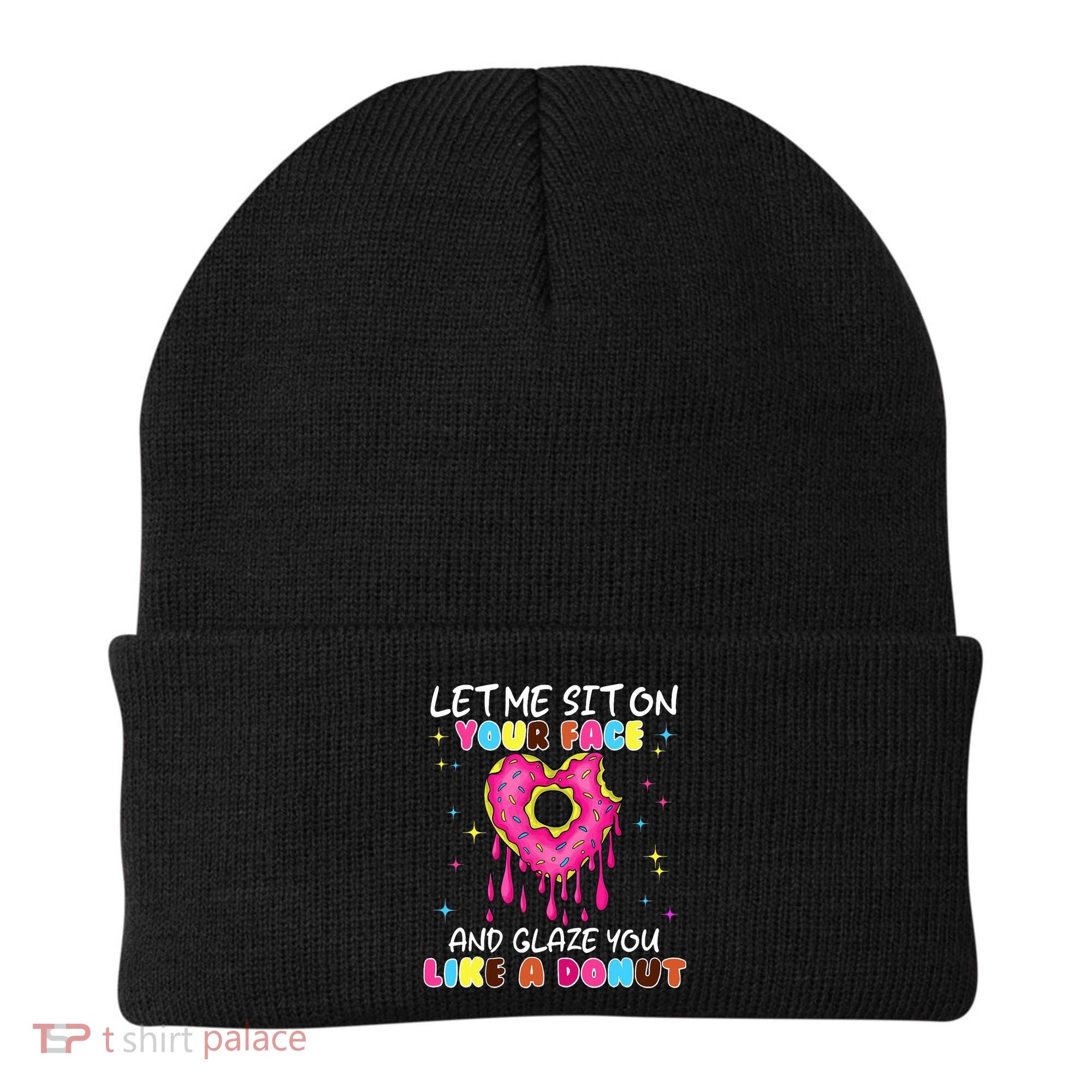 Funny Donut Inappropriate For Adult Humor Beanie