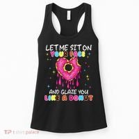 Funny Donut Inappropriate For Adult Humor Women's Tank Top thumb 0