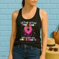 Funny Donut Inappropriate For Adult Humor Women's Tank Top thumb 2