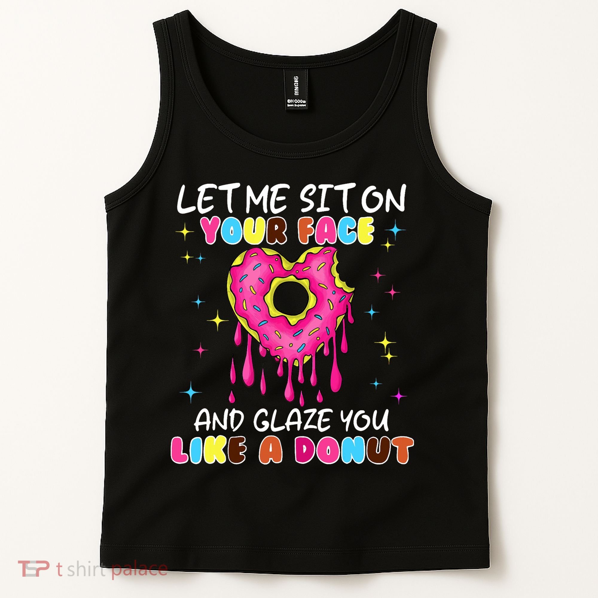 Funny Donut Inappropriate For Adult Humor Tank Top