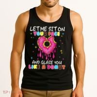 Funny Donut Inappropriate For Adult Humor Tank Top thumb 3