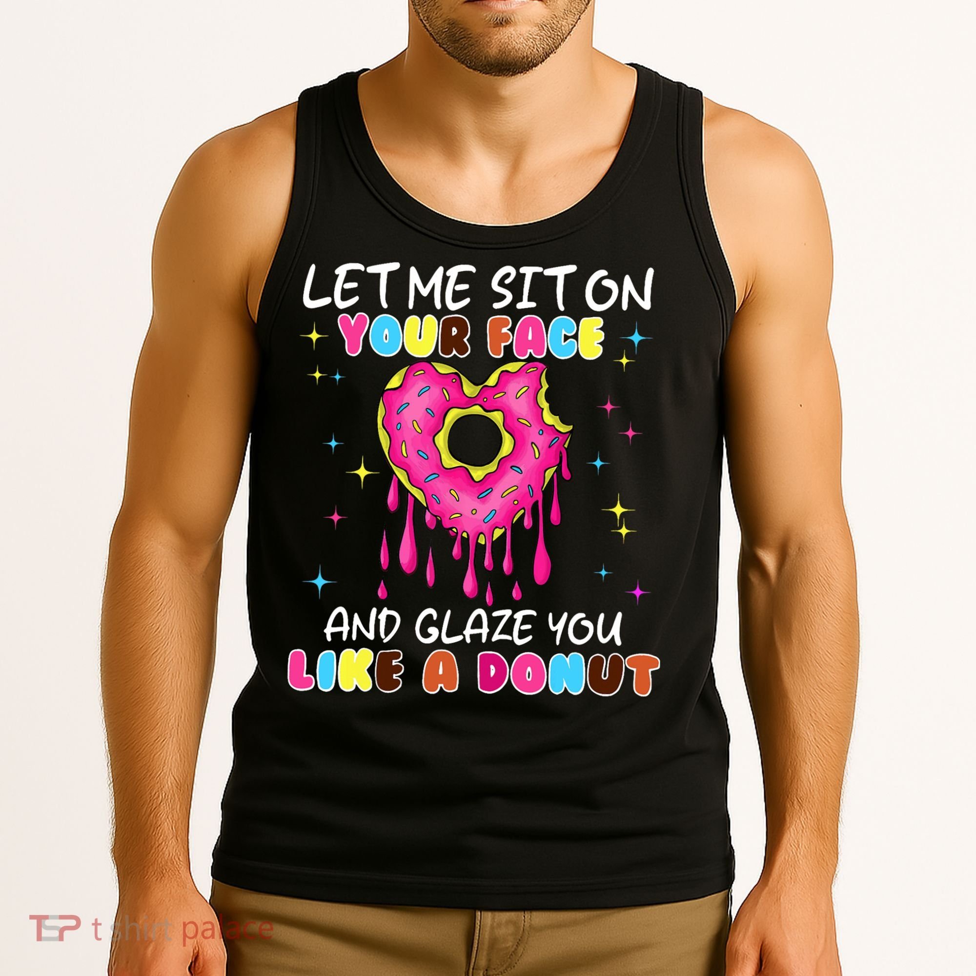 Funny Donut Inappropriate For Adult Humor Tank Top