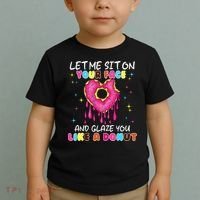 Funny Donut Inappropriate For Adult Humor Toddler T-Shirt thumb 2
