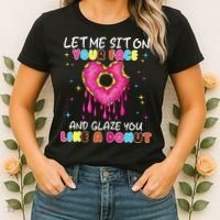 Funny Donut Inappropriate For Adult Humor Women's T-Shirt thumb 2