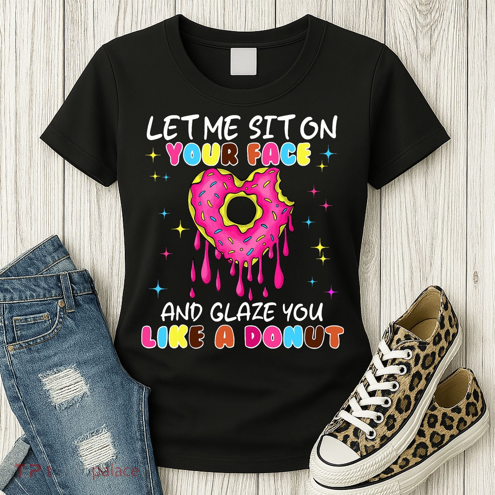 Funny Donut Inappropriate For Adult Humor Women's T-Shirt