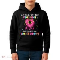 Funny Donut Inappropriate For Adult Humor Kids Hoodie thumb 4
