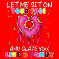 Funny Donut Inappropriate For Adult Humor Santa Hat thumb 1